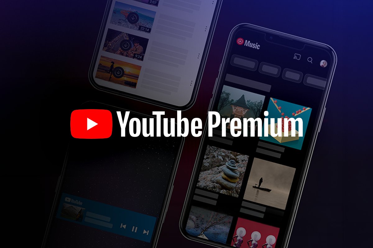 유튜브와 유튜브 뮤직 앱 화면, YouTube Premium 로고